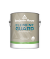 Benjamin Moore's Element Guard Exterior Soft Gloss Paint with Advanced Moisture Protection available at Johnson Paint & Maine Paint in MA, NH & ME.