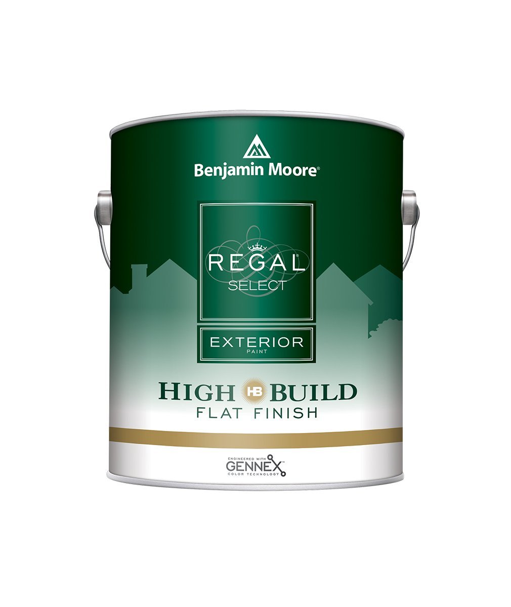 Benjamin Moore Regal Select High Build Flat Exterior Paint Gallon, , available at Johnson Paint & Maine Paint in MA, NH & ME. 