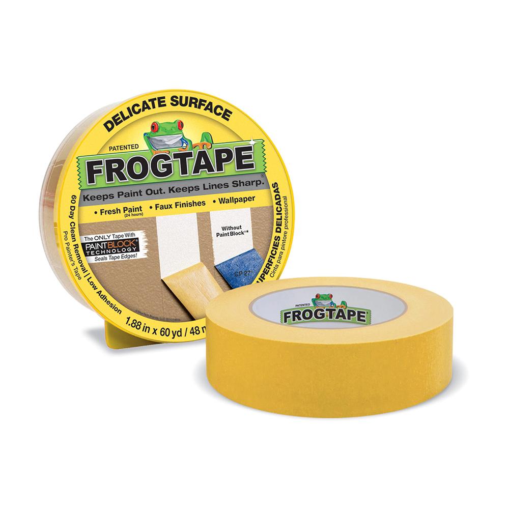 FrogTape painter's tape for delicate surfaces, available at Johnson Paint & Maine Paint in MA, NH & ME. 